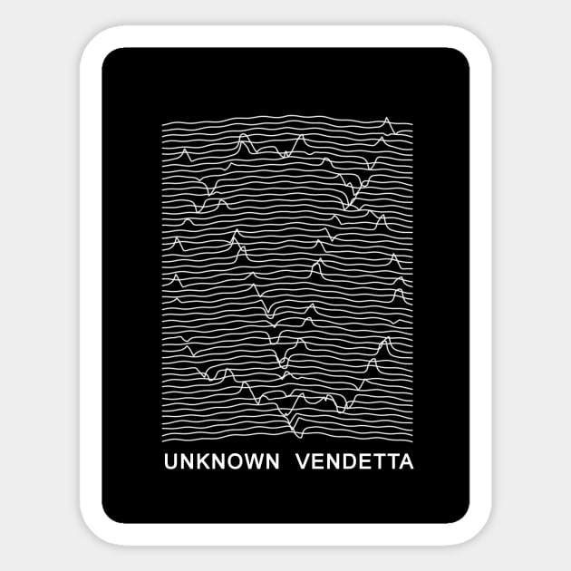 Unknown Vendetta Sticker by Cisne Negro